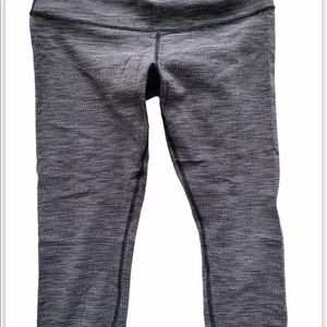 Lululemon Variegated Knit Brushed Cropped, Grey 10